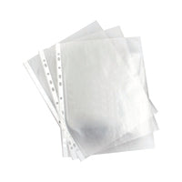 Np Punched Pocket A4 Clr Pk100