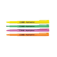 Assorted Highlighter Pens Pk4