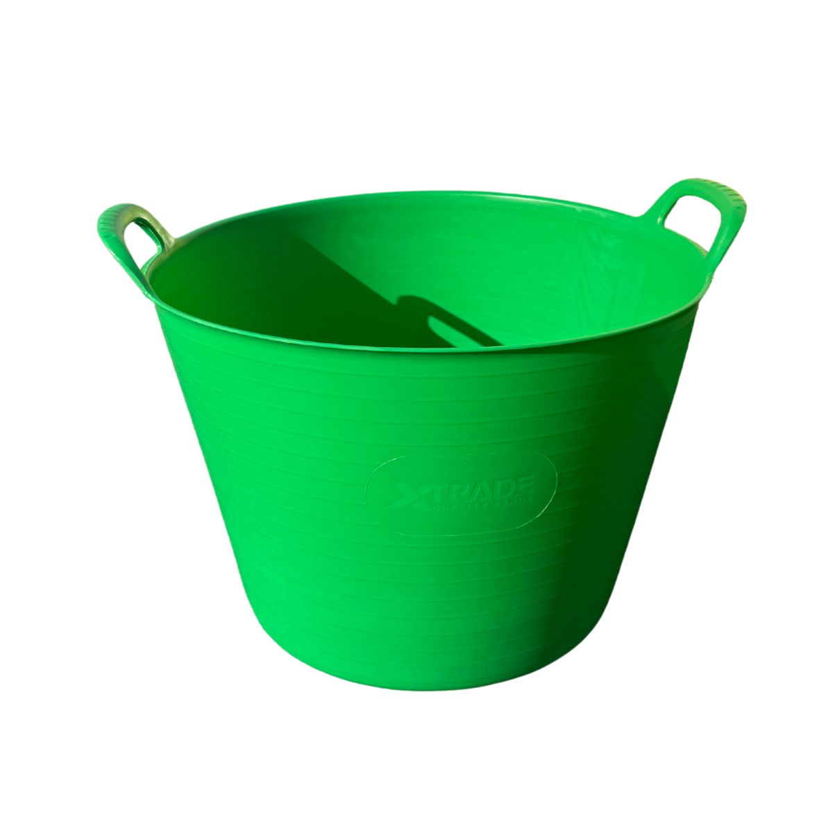 12 x Yuzet Flexi Bucket 42 litre Tub (9 gallon) - GREEN | Builders Garden Horse Feed