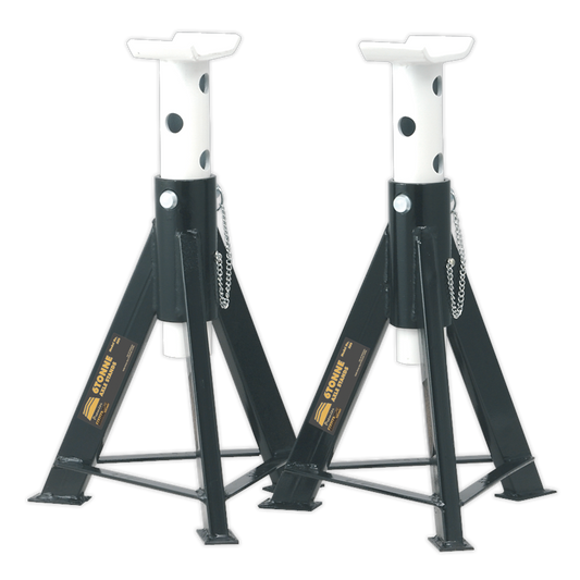 SEALEY - AS6 Axle Stands (Pair) 6tonne Capacity per Stand - White
