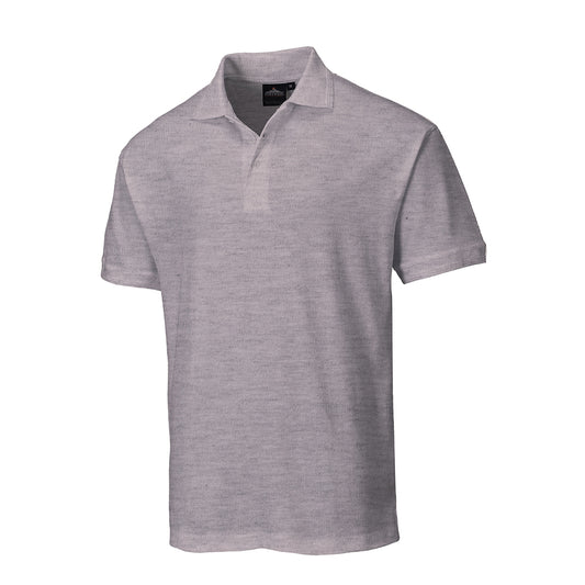 Portwest B210 - Heather Sz L Naples Polo Shirt Workwear Corporate Wear