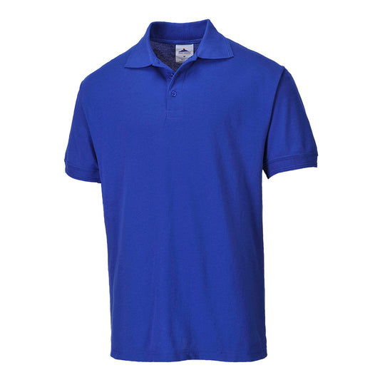 Portwest B210 - Royal Blue Sz L Naples Polo Shirt Workwear Corporate Wear