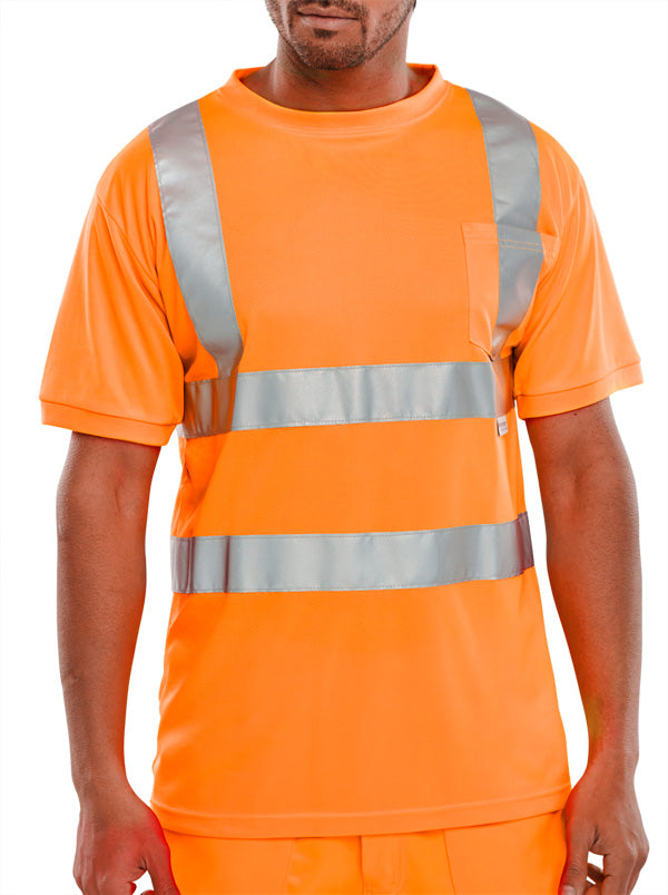 Beeswift - CREW NECK T-SHIRT ORANGE L - Orange