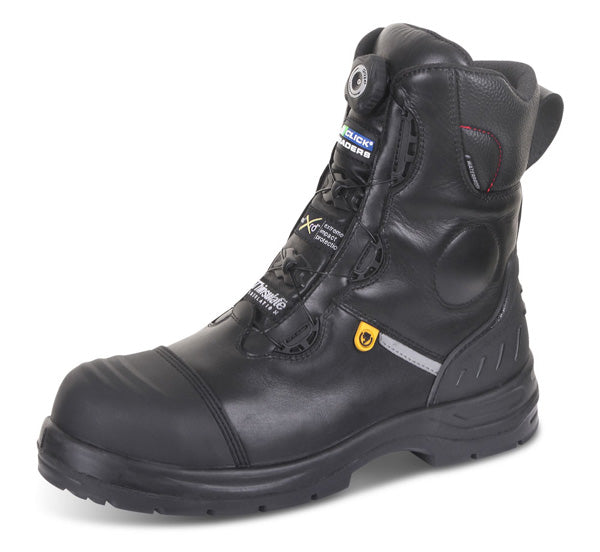Click - TRENCHER PLUS QUICK RELEASE BOOT BLACK SIZE 10 - Black