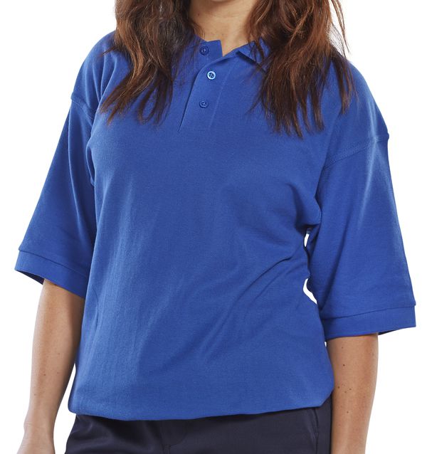 Click - CLICK PK SHIRT ROYAL 5XL - Royal Blue