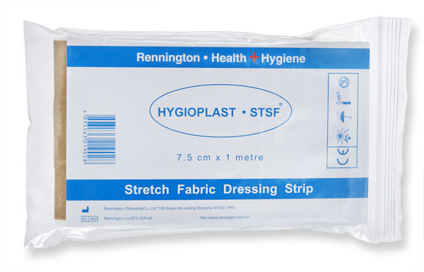 Click - HYGIO PLAST DRESSING STRIP FABRIC 7.5cm X 1m -