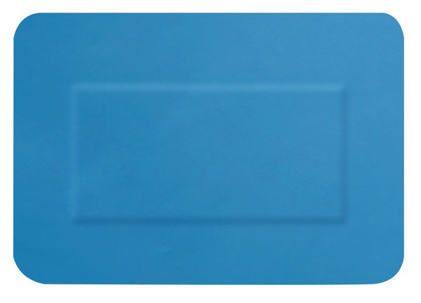 Click - HYGIO PLAST BLUE DETECTABLE PLASTERS LARGE PATCH - Blue