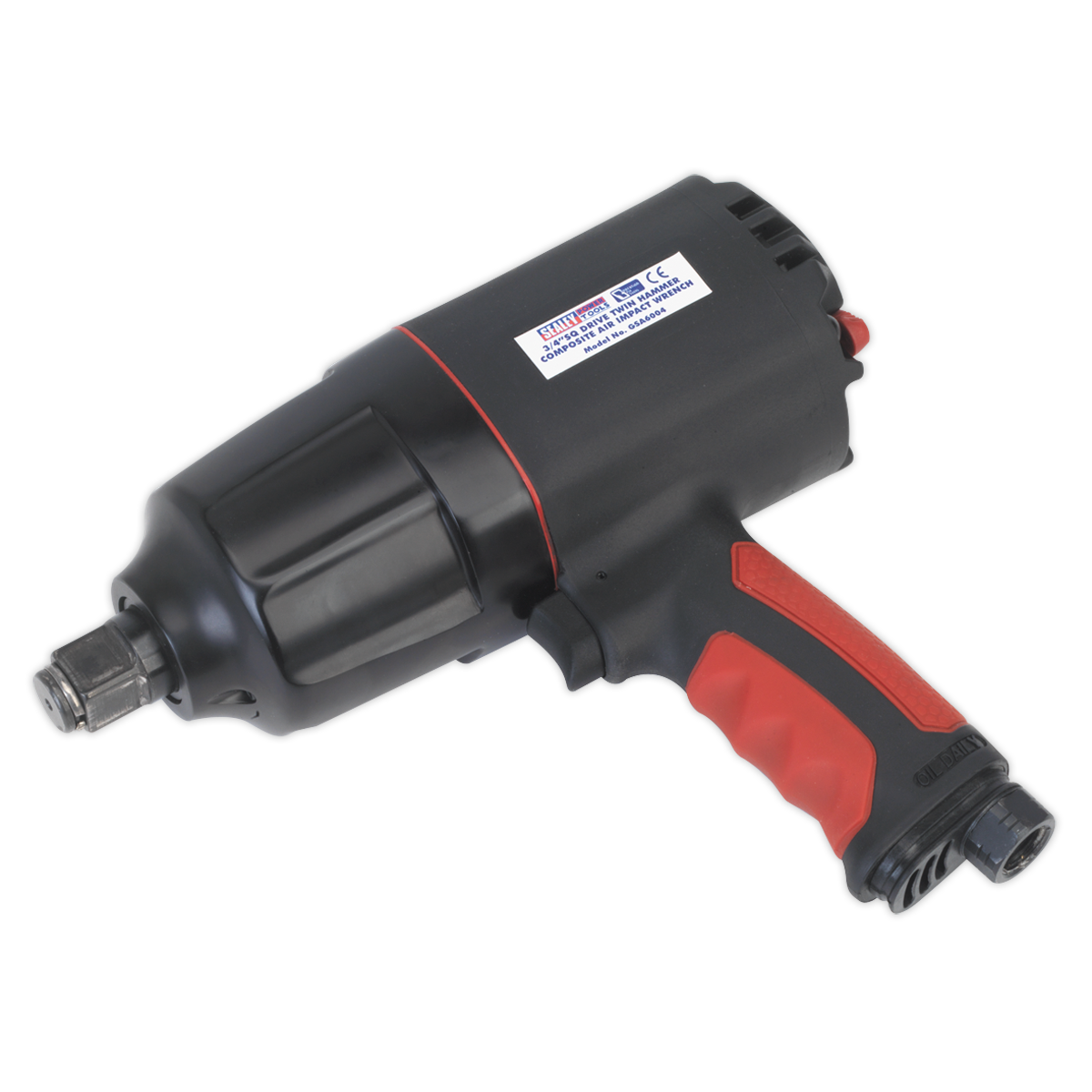 SEALEY - GSA6004 Composite Air Impact Wrench 3/4"Sq Drive - Twin Hammer