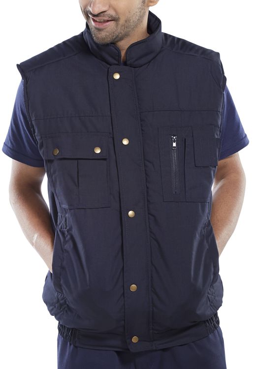 Click - HUDSON BODYWARMER NAVY M - Navy Blue