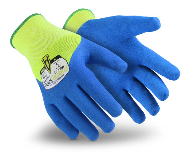 Uvex - HEXARMOR POINTGUARD ULTRA NEEDLESTICK GLOVE SZ 08 - Saturn Yellow / Royal