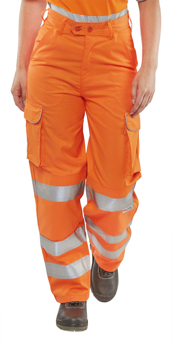 Beeswift - LADIES RAIL SPEC TROUSER 34 SIZE 16 - Orange