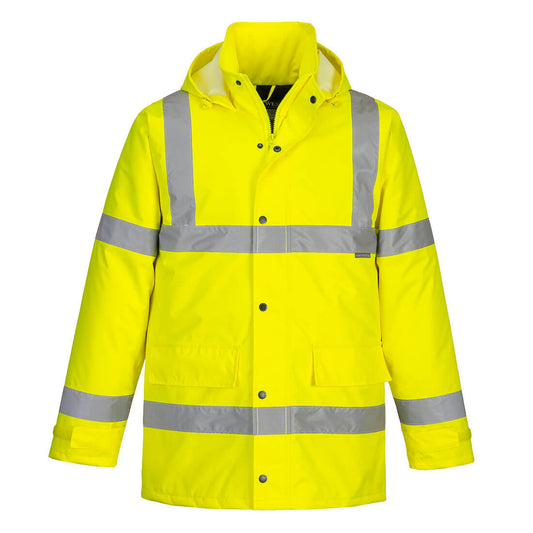 Portwest S460 - Yellow Sz XXL Hi-Vis Traffic Jacket Coat Reflective Visibility