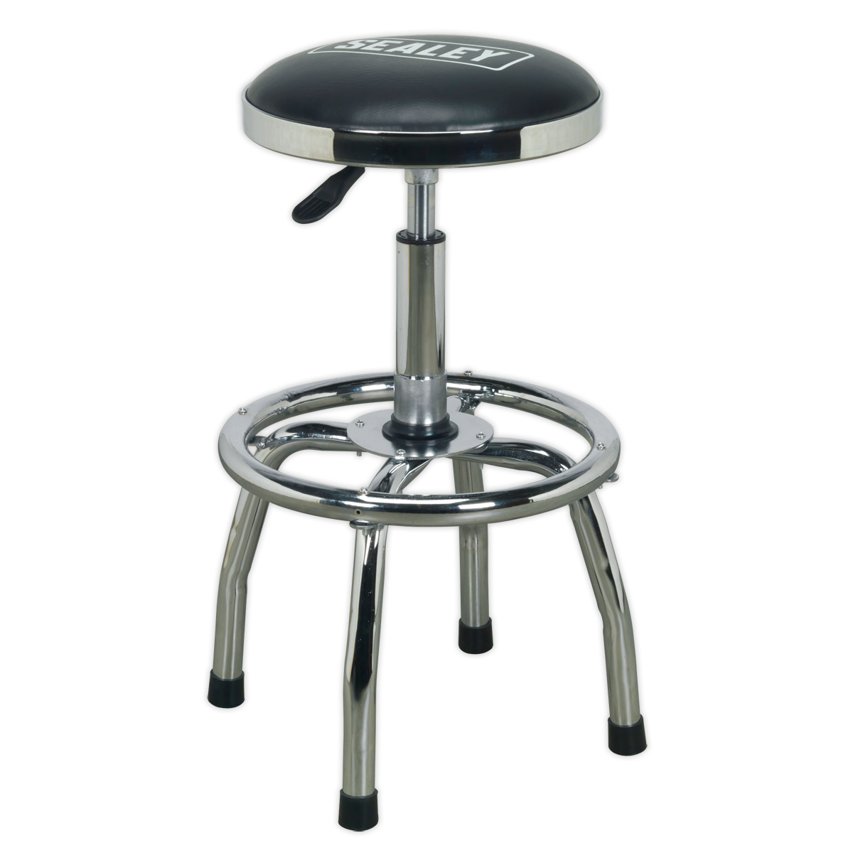 SEALEY - SCR17 Workshop Stool Heavy-Duty Pneumatic with Adjustable Height Swivel Seat