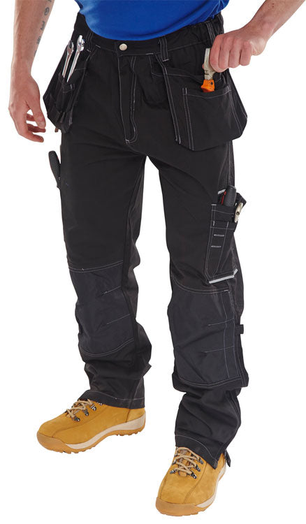 Click - SHAWBURY M/P TROUSER BLACK 32 - Black