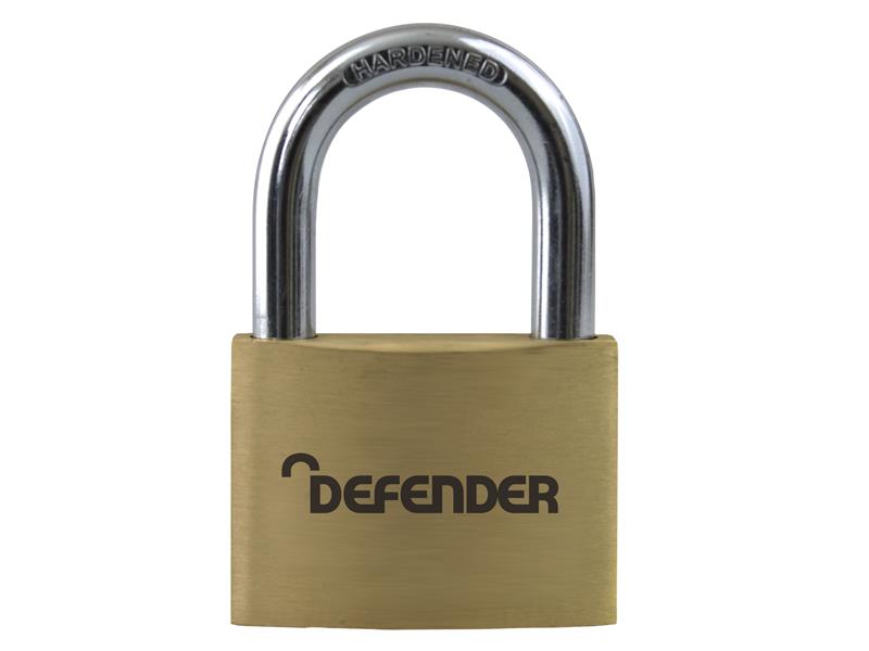 DEFENDER DFBP5 KA1 Brass Padlock 50mm Keyed Alike