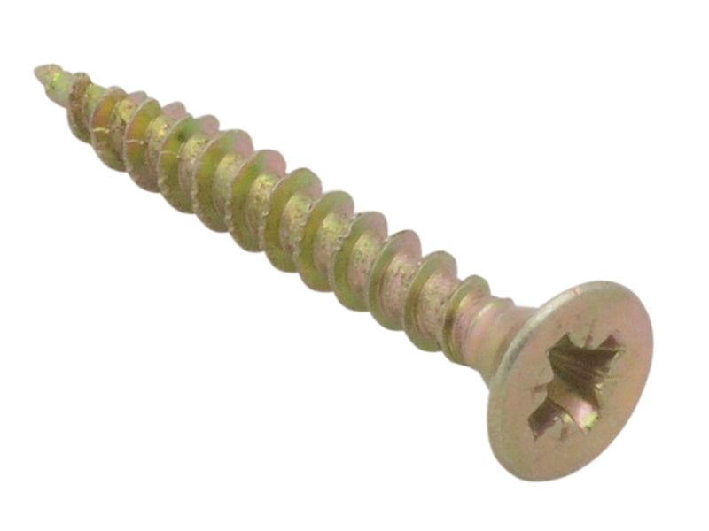 ForgeFix SPE430YB Spectre™ Screw PZ Compatible CSK ZYP 4.0 x 30mm (Box 1000)