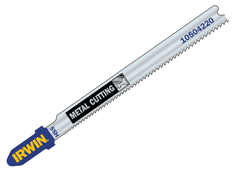 IRWIN® 10504220 Metal Cutting Jigsaw Blades Pack of 5 T118A