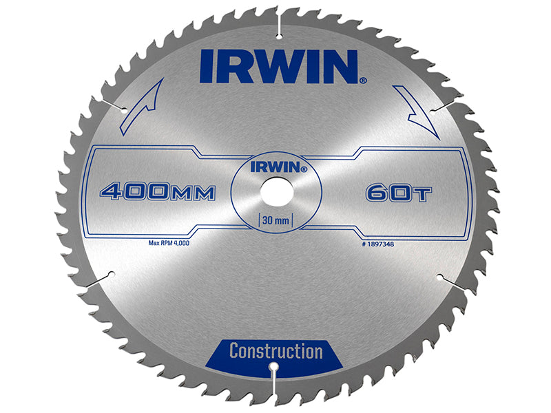 IRWIN® 1897348 General Purpose Table & Mitre Saw Blade 400 x 30mm x 60T ATB