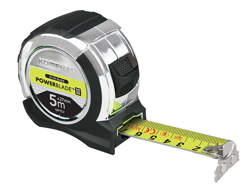 Komelon MPT57M PowerBlade™ II Pocket Tape 5m (Width 27mm) (Metric only)