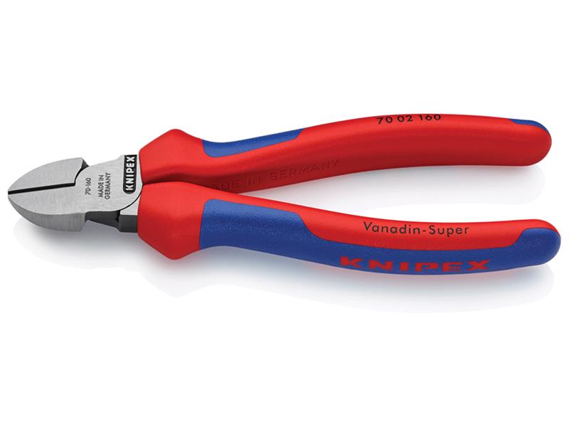 Knipex 70 02 160 SB Diagonal Cutters Comfort Multi-Component Grip 160mm (6.1/4in)