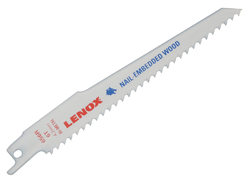 LENOX T20572-656R 20572-656R Wood Cutting Reciprocating Saw Blades 150mm 6 TPI (Pack 5)
