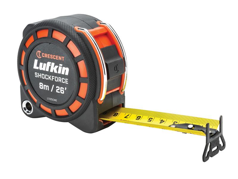 CrescentLufkin® L1125CME2 Shockforce Dual-Sided Tape 8m/26ft (Width 30mm)