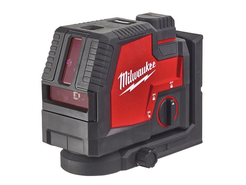 Milwaukee 4933478244 L4 CLLP-301C REDLITHIUM™ USB Green Cross Line Laser with Plumb Points