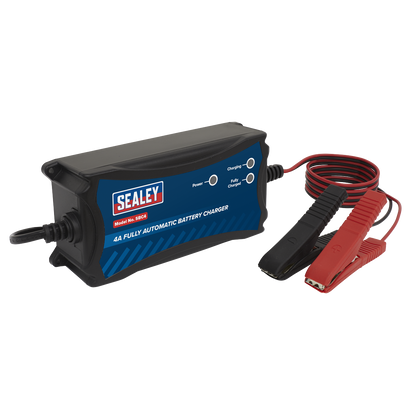 SEALEY - SBC4 Battery Charger 12V 4A Fully Automatic