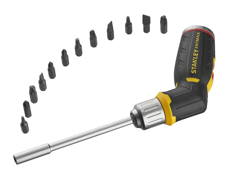 STANLEY® FMHT0-62691 FatMax® Pistol Grip Ratchet 12 Bits