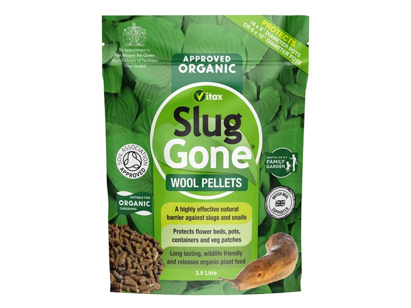 Vitax 5SLG35 Slug Gone Wool Pellets 3.5 litre