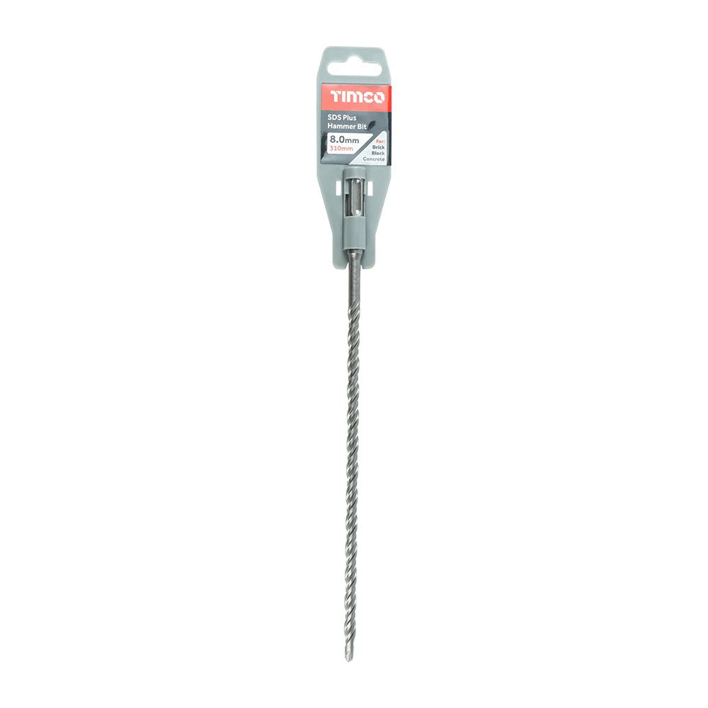 TIMCO SDS Plus Hammer Bit 8.0 x 310 Pack 1