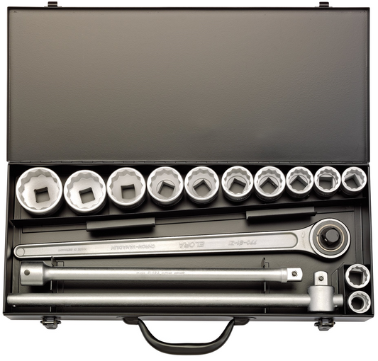 Draper 770 SAZ 00369 00369 Imperial Socket Set, 3/4" Sq. Dr. (15 Piece)