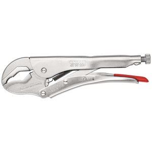 49176 KNIPEX KNIPEX 41 14 250 Prism Jaw Self Grip Pliers, 250mm Professional Trade DIY Workshop Garage Use