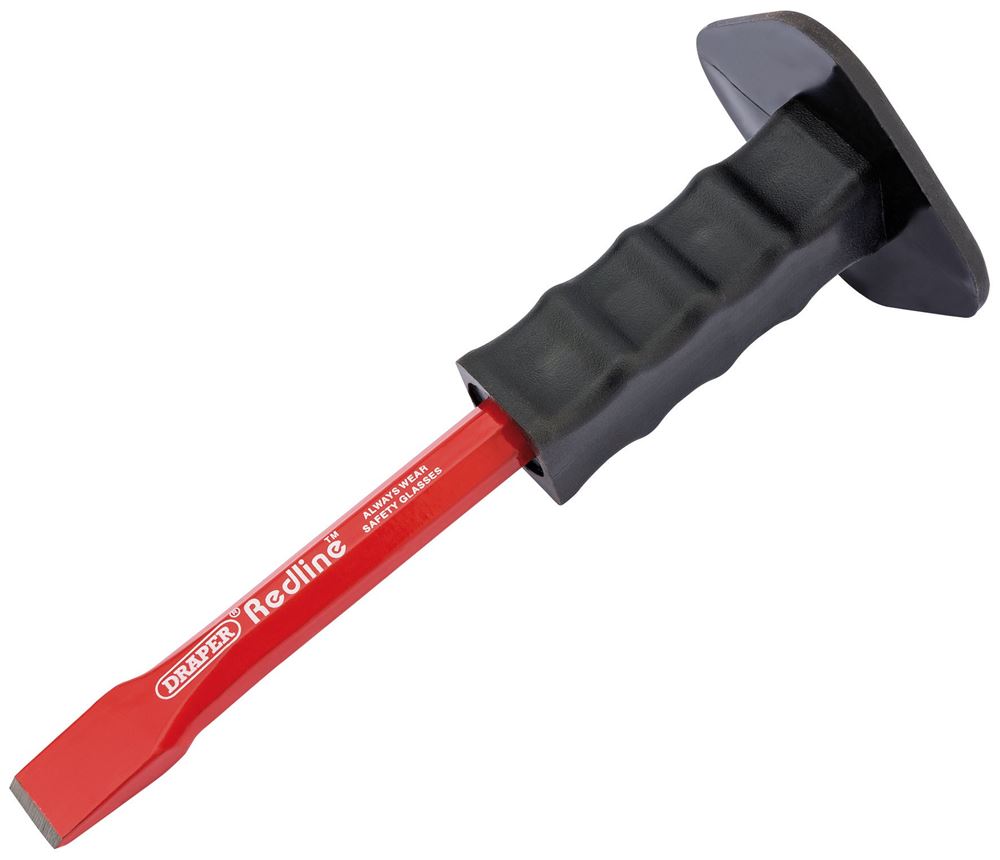 68653 Draper Redline Redline Cold Chisel with Hand Guard, 19 x 250mm RL-BD5G Cold Chisels Professional Trade DIY Workshop Garage Use