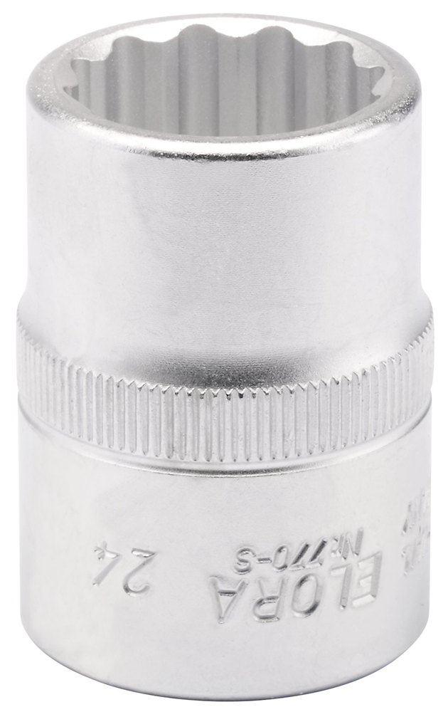 Draper 24MM BI-HEX SOCKET 3/4DRIVE 00723 3/4" Sq. Dr. Metric Bi-Hexagon Sockets