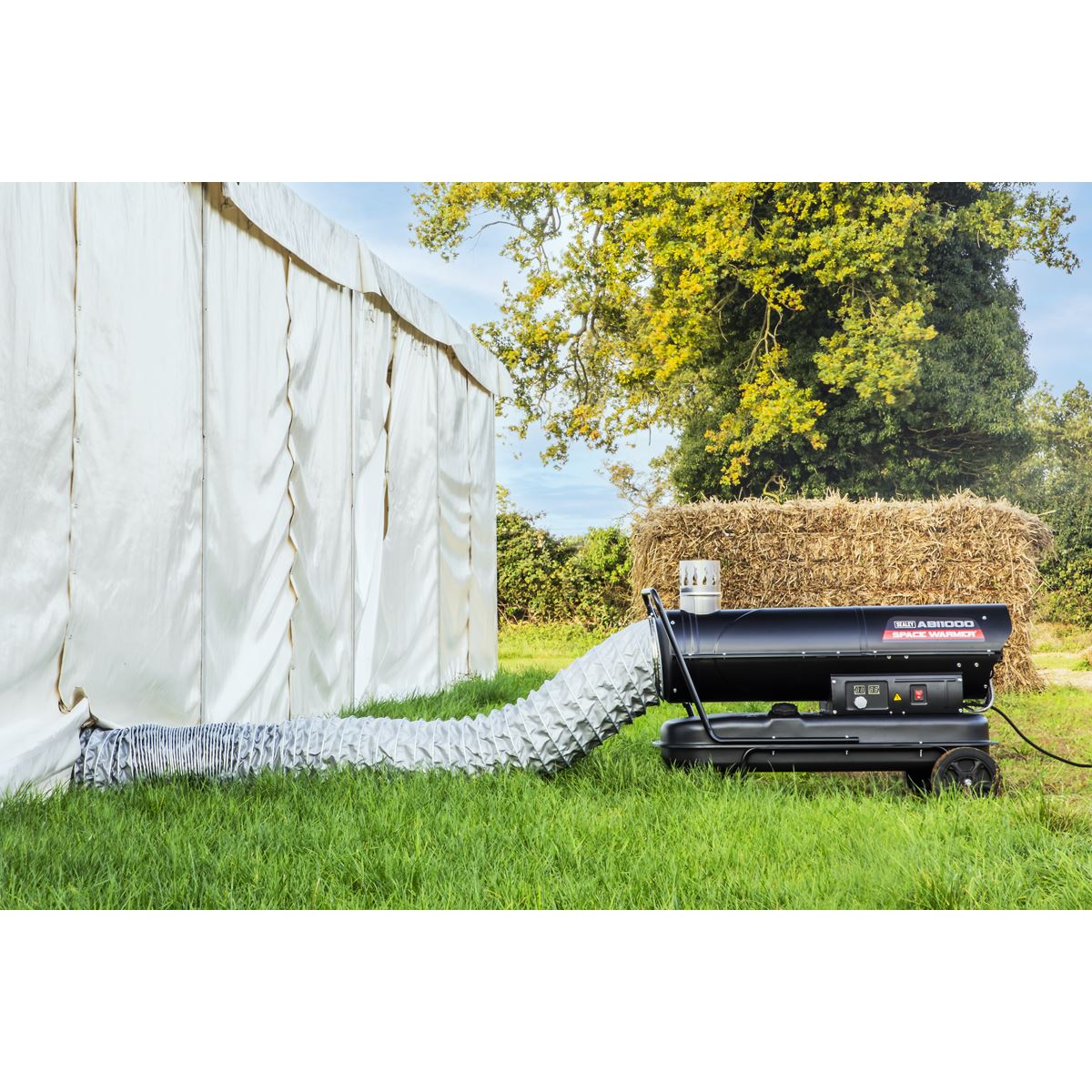 Sealey ABI1000AK1 Flexible Ducting 250mm x 5m | 5m Flexible ducting suitable for use with Sealey Indirect Heater ABI1000.