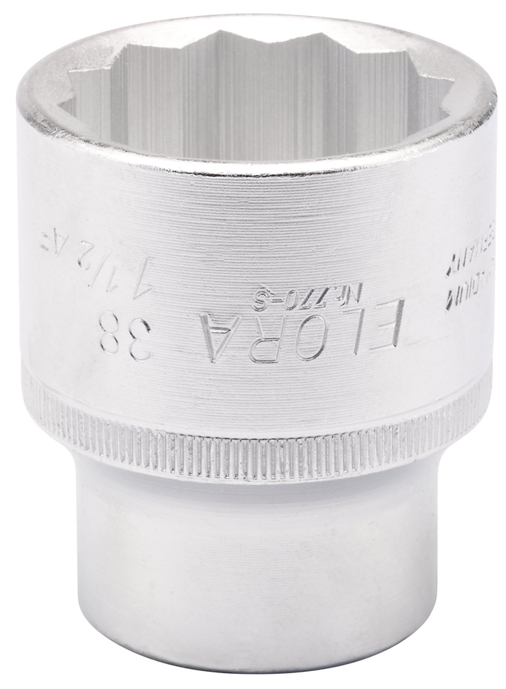 Draper 38MM/1.5AF BI-HX SCKT 3/4DR 00814 3/4" Sq. Dr. Metric Bi-Hexagon Sockets