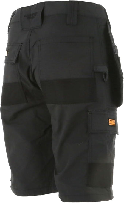 DeWalt Cheverley Lightweight Grey Polycotton Work Shorts with Multiple Waist Sizes 30W to 42W for Trade DIY and Site Work