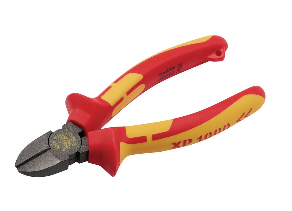 99050 XP1000 XP1000 VDE Diagonal Side Cutter, 140mm, Tethered XP1000SC Pliers Side Cutter Pliers Professional Trade DIY Workshop Garage Use