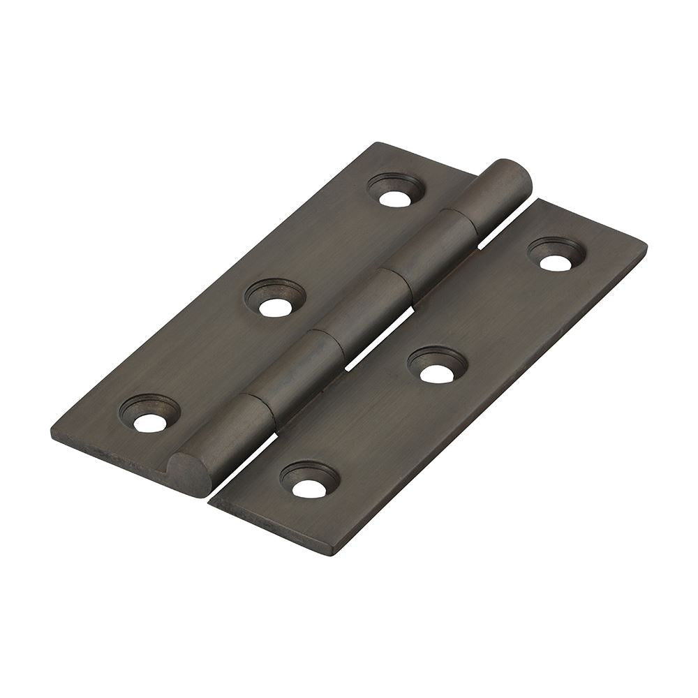 TIMCO Solid Drawn Hinge Bronze 75 x 40 Pack 2