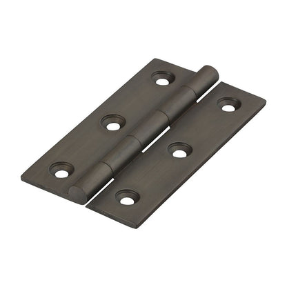 TIMCO Solid Drawn Hinge Bronze 75 x 40 Pack 2