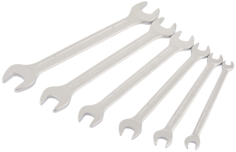 Draper 6-17MM DOE SPANNER SET 01341 Long Metric Open End Spanner Set (6 Piece)