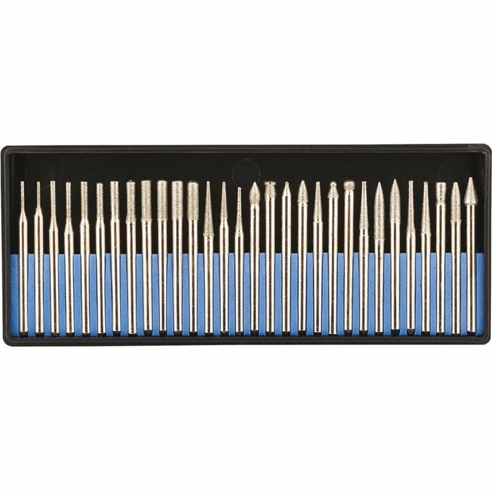 Draper 30PC DIAMOND BURR SET 45001 Diamond Burr Set (30 Piece)