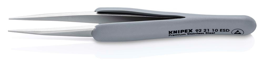 Draper RUBBER TWEEZERS ESD S/STEEL 13193 13193 ESD Precision Tweezers with rubber handles ESD