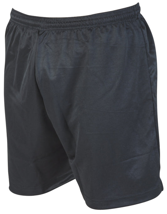 Precision Micro-stripe Football Shorts Adult Black L 38-40"