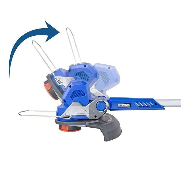 Hyundai HYTR40LI Cordless Grass Trimmer 40V Li-Ion Battery & Charger Brushcutter Garden Strimmer Brushcutter