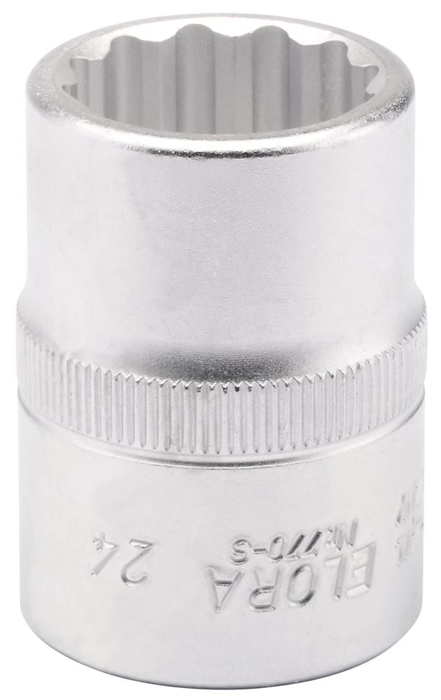 Draper 24MM BI-HEX SOCKET 3/4DRIVE 00723 3/4" Sq. Dr. Metric Bi-Hexagon Sockets