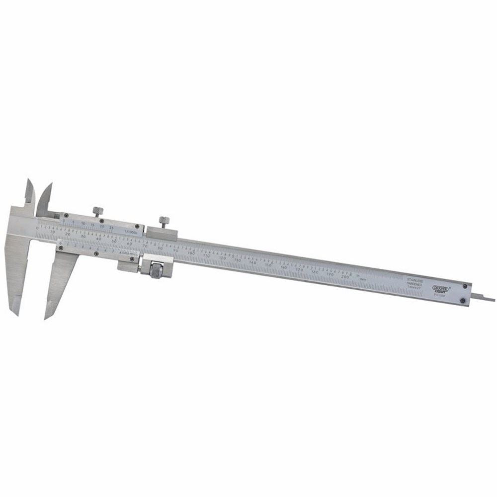 Draper 200MM VERN/CALIPER WITH F/ADJU 52379 Vernier Calipers
