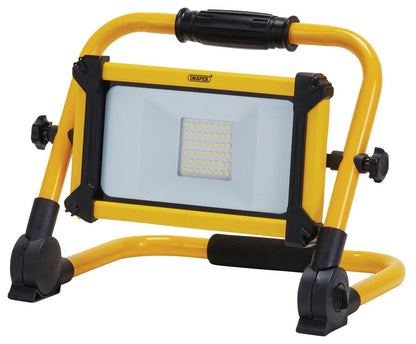 Draper 20W 2200LM FOLDING SITELIGHT 03183 230V Rechargeable Folding Site Light, 20W, 2200 Lumens