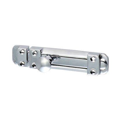 TIMCO Flat Section Bolt Pol. Chrome 110 x 25mm Pack 1